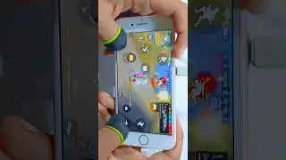 Iphone 6s live handcam Free Fire Gameplay ⚙️Settings Free Fire max HUD+DPI+ MACRO 1 gb🔥
