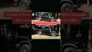 PRESIDENT RUTO DRIVING A CAR WORTH 14 MILLION KENYAN SHILLINGS HAS LEFT  NETIZENS SHOCKED #citizentv