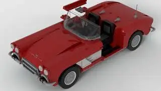 Lego Corvette convertible
