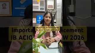 Announcement | IB ACIO Interview Program 2026 | Vyasa IAS