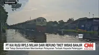 PT KAI Rugi Rp3,5 Miliar dari Refund Tiket Imbas Banjir