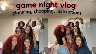 HOSTING MY FIRST GAME NIGHT *as an adult*||VLOG