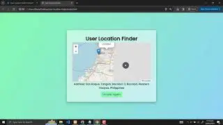 User Location Finder Using HTML, CSS and JavaScript with Source Code