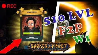 MIĘDZYNARODOWY KOCUR FREE TO PLAY (F2P) WBIJA 510 POZIOM -🌟TEDEIK 🚗W1 - SHAKES & FIDGET #119