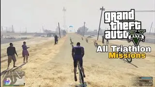 All Triathlon Missions | The Ultimate Endurance Challenge in GTA V 🏊&zwj;♂️🚴&zwj;♂️🏃&zwj;♂️🔥