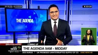 COMING UP on The Agenda from 9AM to Midday with Blain Herman