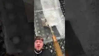 ASMR CHISELING ICE IS CRAZY #shorts