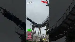 Rollercoaster 🎢 Cobra 🐍 at Walibi Belgium 🇧🇪 I rate this ⭐️⭐️ Arabian Nights!