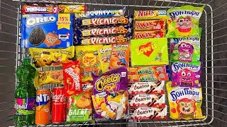 Много сладостей 2025: Coca-Cola, Fanta, Oreo, Bounty, Picnic, Nuts, Twix, Maltesers, Cheetos, Mamba