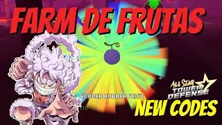 FARMANDO FRUTAS PARA EVOLUIR O LUFFY NIKA 7 ESTRELAS no ALL STAR TOWER DEFENSE