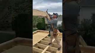 framing a pool house #stickframe #framing #popular #carpentero