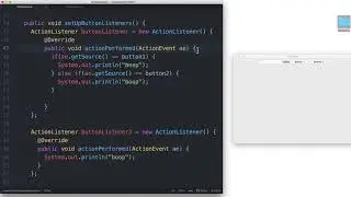 Part 8 | Creating one ActionListener for Multiple Buttons using ActionEvent | Java GUI Tutorial