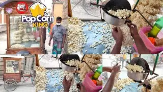 Original Popcorn King | Famous Sweet & Peppery Masala Popcorn| Viral Popcorn Wala| Asian Street Food