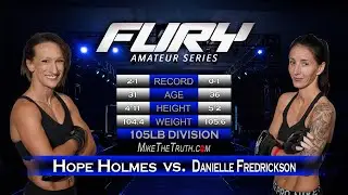 FURY Amateur Series 37 Hope Holmes vs Danielle Fredrickson