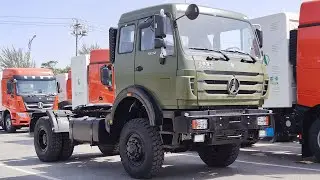 Beiben 1932 off road 4&times;4 trucks 320HP diesel engine with NG80 cabin for sale