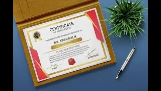 How to make certificate in Coreldraw | Professional Certificate design | CorelDraw x7 Tutorial