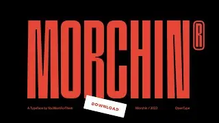 A Bold Display Font Built for Thumbnails and Headlines - Morchin