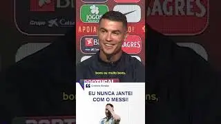 OLHA O QUE O CR7 FALOU SOBRE A SUA RIVALIDADE COM O MESSI 👀👀👀