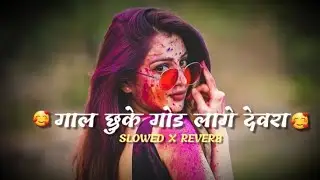 गाल छुके गोड लागे देवरा ( SLOWED X REVERB ) NEW HOLI SONG ( HOLI SONG BHOJPURI ) NEW HOLI GANA