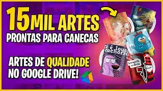 🔴Pacote de Artes para Canecas Vale a Pena? Super Pack com mais de 15 Mil Artes! Arte para Caneca