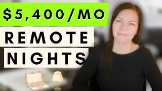 5 Real Remote Jobs You Can Do At Night (Work From Home)