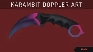 Speed Paint - Karambit Doppler
