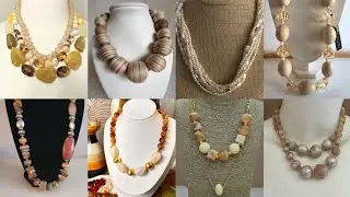 CHUNKY 🤩 Beige Beads & Pearls Necklace Collection 2026 | Soft Luxury  Redefined