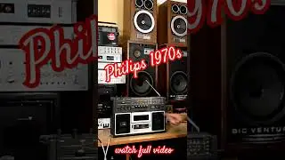 #1970s #holland #philips 774 #radio #cassette #recorder #sound #test @Angelicaaudio
