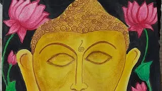 Easy Buddha drawing | easy drawing for beginners | step by step drawing | painting for beginners