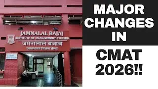 CMAT 2026 Notification Out! | CMAT Updated Exam pattern | Will JBIMS Accept CMAT 2026?