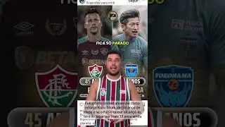 F&aacute;bio x Kazu Miura! 45 x 58 anos! Duas lendas do futebol! #futebol #fluminense #fukushima #2026