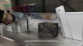 Two-step to Recycle Lead Acid Battery: Cutting and Separating