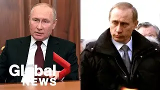 How is Putin justifying his Russian invasion of Ukraine and what is his grand plan?