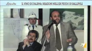 Il vino di D'Alema: reazioni nell'ex feudo di Gallipoli