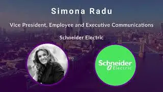 HR Vision Speaker: Simona Radu (Schneider Electric) on Employee Experience & Culture