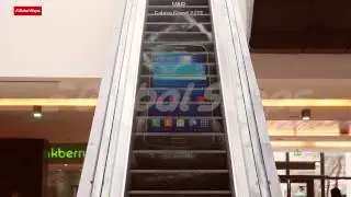 AVEA - Samsung - Escalator Advertising- Istanbul Forum Mall - Istanbul -TURKEY 2015
