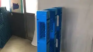Rackable high capacity reinforced plastic pallets