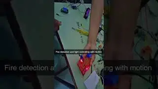 fire detection and light controlling with motion #project #university #music#engineering#electrical