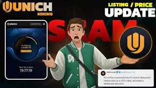 Unich Mining App New Update | Unich Mining SCAM | Unich Airdrop Listing Price | FD Point Convert 