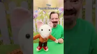 Puppet of the Day - 14&rdquo; white mouse made by Silly Puppets - The Puppet Hideaway with Eric Thomsen