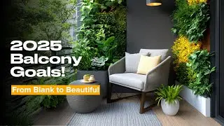 🌿✨ Small Balcony, Big Dreams: Creating a Tiny Oasis for 2025 Living ✨🌿