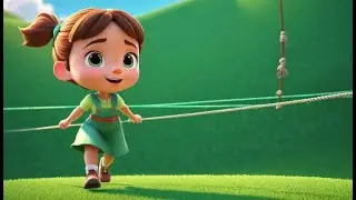 Toy Tightropes Go Balance Balance Balance | English Nursery Rhyme | Kids Songs | Baby Music