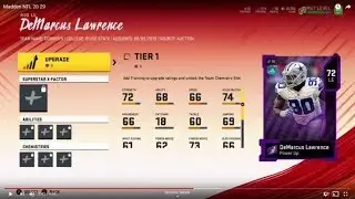 Madden NFL 20, MUT 201 DeMarcus Lawrence Power Up!!