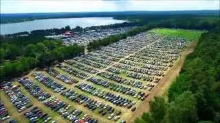 fly over Helene Beach Festival 2015