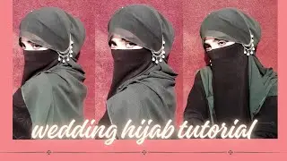 Elegant Function Hijab Look 2025 | Easy Wedding Guest Hijab with Unique Accessory Style 💎