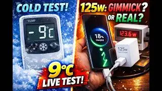 I Tested 125W Fast Charging at 9&deg;C &mdash; The Result Surprised Me!