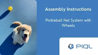 How to assemble your PIQL Portable Pickleball Net System