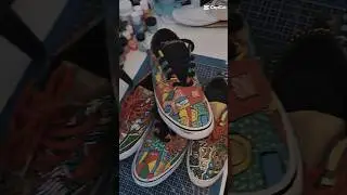 Reviewing my old pair | Sneaker Art Recap #DokotelaSicathulo #africanart #stepintoculture #Art