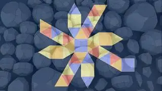 Make 3D Solid Shapes - Snub Cube / Курносый куб (Плосконосый куб)