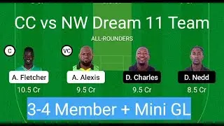 NW vs CC Dream 11 Team ! NW vs CC Dream 11 Team Prediction ! NW vs CC ! Dream 11 Spice Isle T10
